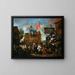 Foire de Southwark - William Hogarth — cuadro enmarcado en la pared