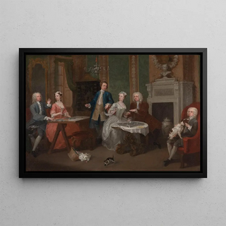 William Hogarth - The Family of John 2nd Duke of Montagu and an Attendant.webp