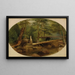 Oso en el bosque - William Holbrook Beard — cuadro enmarcado en la pared