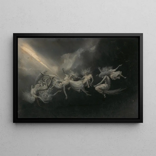 William Holbrook Beard - Lightning Struck a Flock of Witches.webp