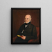 John Quincy Adams - William Hudson Jr — cuadro enmarcado en la pared