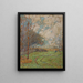 Landscape Path Painting towards the Fields - William J. Forsyth — framed artwork on a wall
