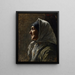 Cabeza de estudio Anciana mujer - William J. Forsyth — cuadro enmarcado en la pared