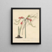 Eucrosie bicolore - William Jackson Hooker — framed artwork on a wall