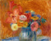Bol verde de flores - William James Glackens — vista de la obra