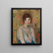 Kay Laurell - William James Glackens — cuadro enmarcado en la pared