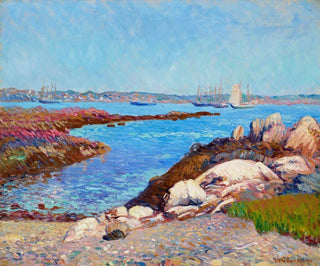 William James Glackens - Portsmouth Harbor New Hampshire.webp