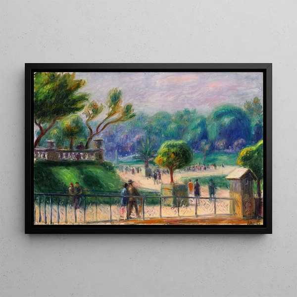 William James Glackens - The Balustrade Luxembourg Gardens.webp