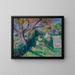 El Equilibrio - William James Glackens — cuadro enmarcado en la pared
