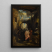 Market Scene - William James Müller — framed artwork on a wall