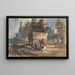 Oriental Scene Painting - William James Müller — framed artwork on a wall