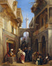 Escena callejera en El Cairo - William James Müller — vista de la obra