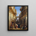 Escena callejera en El Cairo - William James Müller — cuadro enmarcado en la pared