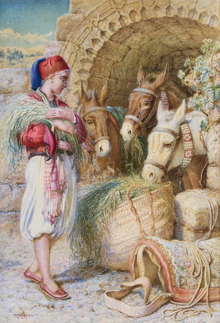 William James Webbe - An Eastern Muleteer.webp