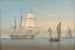 a British frigate anchoring - William Joy — artwork view