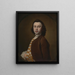 Autorretrato - William Keeble — cuadro enmarcado en la pared