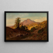 Mont Tamalpais depuis le nord-ouest - William Keith — framed artwork on a wall