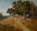 Sendero a través de los robles de California - William Keith — vista de la obra