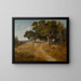 Sendero a través de los robles de California - William Keith — cuadro enmarcado en la pared