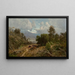 Escena en el valle del río ruso, Sonoma, California - William Keith — cuadro enmarcado en la pared