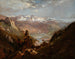 Nieve en el valle de las Sierras orientales - William Keith — vista de la obra