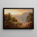 Evening on the Shenandoah - William Louis Sonntag — framed artwork on a wall