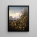 Mountain Landscape Painting - William Louis Sonntag — framed artwork on a wall