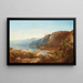 On the Upper Hudson - William Louis Sonntag — framed artwork on a wall