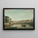 L'Arno hacia el Ponte alle Grazie - William Marlow — cuadro enmarcado en la pared