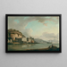 La Baie de Naples avec Santa Maria degli Angeli - William Marlow — framed artwork on a wall