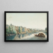 La Tamise en Richmond - William Marlow — cuadro enmarcado en la pared