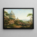 Vista de San Pedro, Roma - William Marlow — cuadro enmarcado en la pared