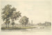 View of the lake and the island from the lawn at Kew - William Marlow — artwork view