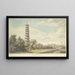 View of the Wilderness at Kew - William Marlow — framed artwork on a wall