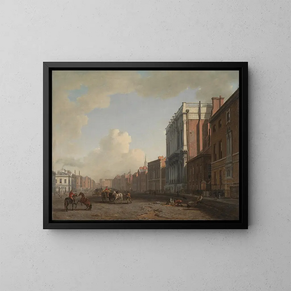 Whitehall - William Marlow — cuadro enmarcado en la pared