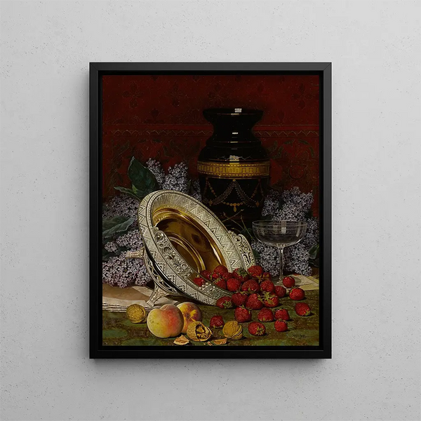 William Mason Brown - Still Life with Strawberries and Lilacs.webp
