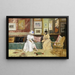 A Friendly Visit - William Merritt Chase — framed artwork on a wall