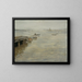 Un jour gris - William Merritt Chase — cuadro enmarcado en la pared