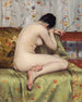 Una Magdalena moderna - William Merritt Chase — vista de la obra