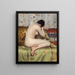 Una Magdalena moderna - William Merritt Chase — cuadro enmarcado en la pared