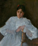 Hija en blanco - William Merritt Chase — vista de la obra