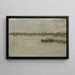 Día gris en la bahía - William Merritt Chase — cuadro enmarcado en la pared