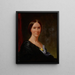 Mme Margaret Creighton Bateman Shelter Island Nueva York - William Merritt Chase — cuadro enmarcado en la pared