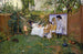 Desayuno al aire libre - William Merritt Chase — vista de la obra