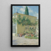 Orangerie de la villa Chase en Florencia - William Merritt Chase — cuadro enmarcado en la pared