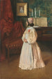 Retrato de mi hija Alice - William Merritt Chase — vista de la obra