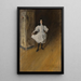 Retrato de la hija del artista Dorothy - William Merritt Chase — cuadro enmarcado en la pared