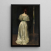 Dama del siglo XVII - William Merritt Chase — cuadro enmarcado en la pared