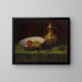 Naturaleza muerta - William Merritt Chase — cuadro enmarcado en la pared
