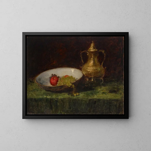 Naturaleza muerta - William Merritt Chase — cuadro enmarcado en la pared